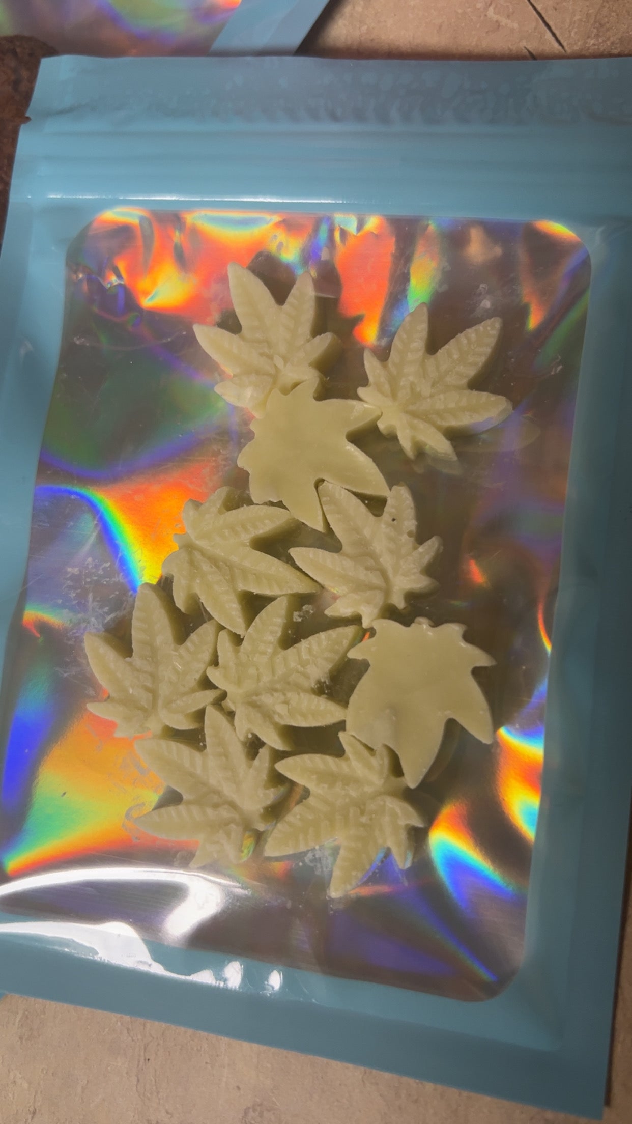 White chocolate candy